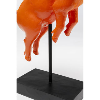 Deco Figurine Flying Pig Orange 29cm KARE MIAMI