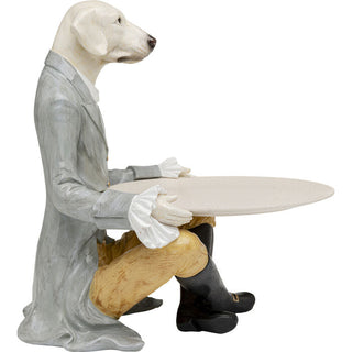 Deco Figurine Gentleman Dog Tray 29cm KARE MIAMI