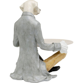 Deco Figurine Gentleman Dog Tray 29cm KARE MIAMI