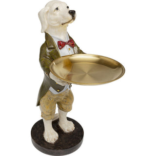 Deco Figurine Gentleman Dog Tray 43cm KARE MIAMI