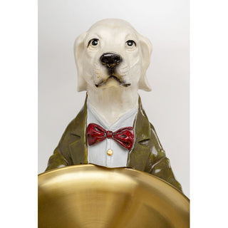 Deco Figurine Gentleman Dog Tray 43cm KARE MIAMI