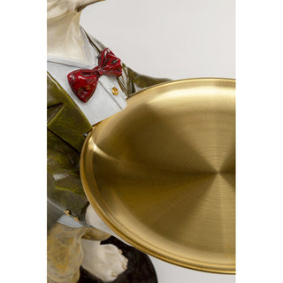 Deco Figurine Gentleman Dog Tray 43cm KARE MIAMI