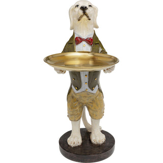 Deco Figurine Gentleman Dog Tray 43cm KARE MIAMI
