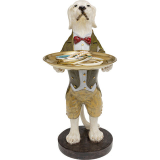 Deco Figurine Gentleman Dog Tray 43cm KARE MIAMI