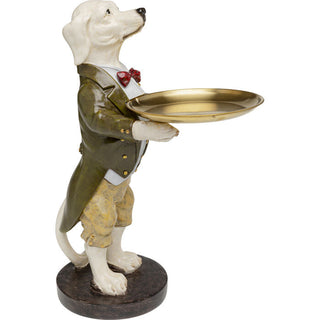 Deco Figurine Gentleman Dog Tray 43cm KARE MIAMI