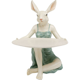 Deco Figurine Lady Rabbit Tray 29cm KARE MIAMI