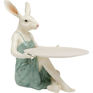 Deco Figurine Lady Rabbit Tray 29cm KARE MIAMI