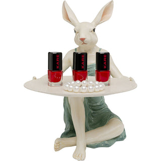 Deco Figurine Lady Rabbit Tray 29cm KARE MIAMI
