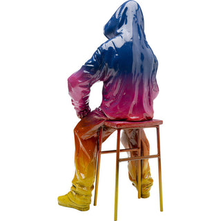 Deco Figurine Street Art Boy Rainbow 36cm - DEKOR