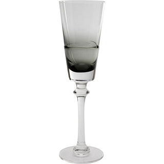 Champagne Glass Mimi Grey 24cm KARE MIAMI