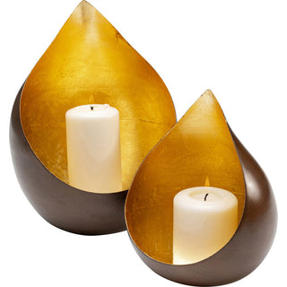 Candle Holder Uovo Drop 24cm KARE MIAMI