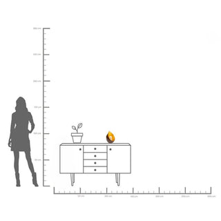 Candle Holder Uovo Drop 24cm KARE MIAMI