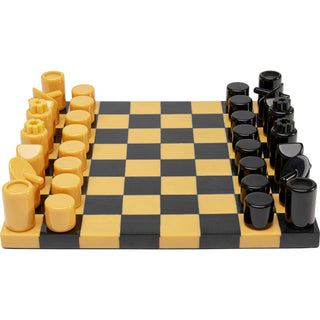 Deco Object Chess Focus Mustard 26x26cm - DEKOR