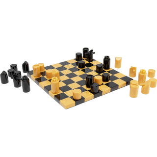 Deco Object Chess Focus Mustard 26x26cm - DEKOR