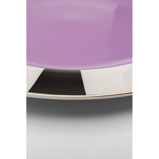 Plate Harlequin Purple Ø31cm KARE MIAMI