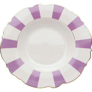 Plate Deep Harlequin Purple Ø23cm KARE MIAMI