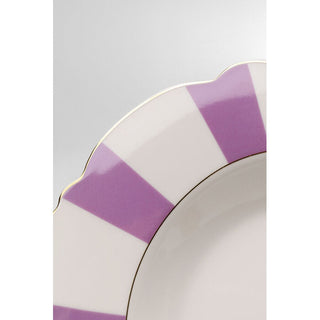 Plate Deep Harlequin Purple Ø23cm KARE MIAMI