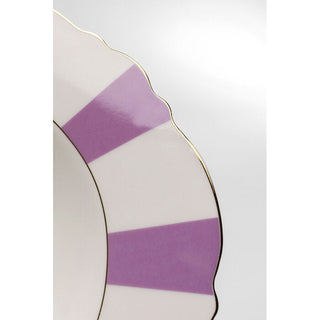 Plate Deep Harlequin Purple Ø23cm KARE MIAMI
