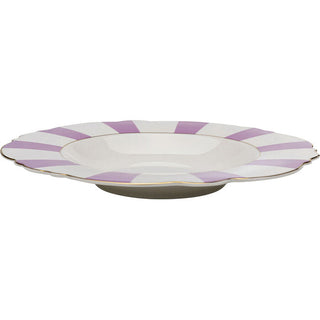 Plate Deep Harlequin Purple Ø23cm KARE MIAMI