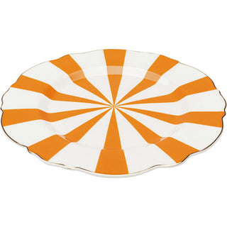 Plate Harlequin Orange Ø22cm KARE MIAMI