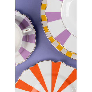 Plate Harlequin Orange Ø22cm KARE MIAMI