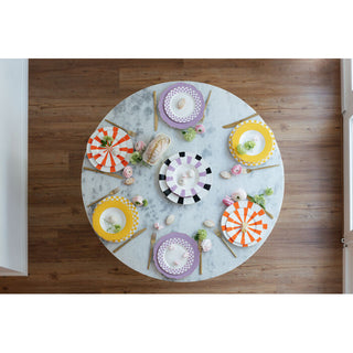 Plate Harlequin Orange Ø22cm KARE MIAMI