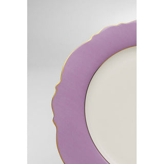 Plate Harlequin Purple Ø27cm KARE MIAMI