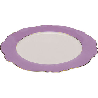Plate Harlequin Purple Ø27cm KARE MIAMI