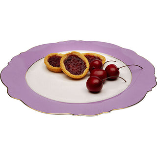 Plate Harlequin Purple Ø27cm KARE MIAMI