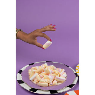 Plate Harlequin Purple Ø27cm KARE MIAMI