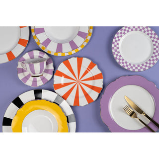 Coffee Cup Harlequin Purple (2/part) KARE MIAMI