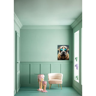 Glass Picture Fashion Dog 60x80cm KARE MIAMI
