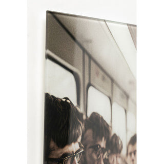 Glass Picture Commuter Monkey 60x60cm KARE MIAMI