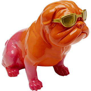 Deco Figurine Fashion Dog Orange 17cm - DEKOR