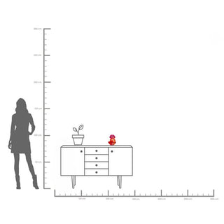 Candle Holder Lips 17cm KARE MIAMI