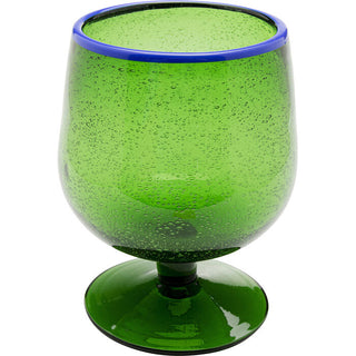 Wine Glass Bubbles Green KARE MIAMI