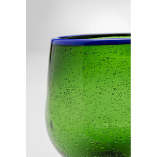 Wine Glass Bubbles Green KARE MIAMI