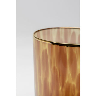 Long Drink Glass Caramel 16cm KARE MIAMI