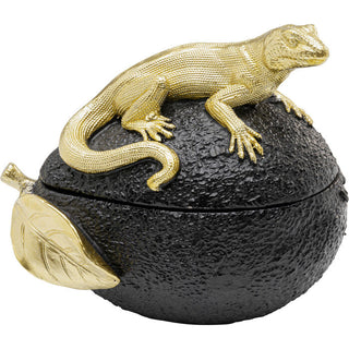 Deco Box Avocado Lizard 15cm KARE MIAMI
