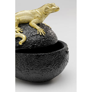 Deco Box Avocado Lizard 15cm KARE MIAMI