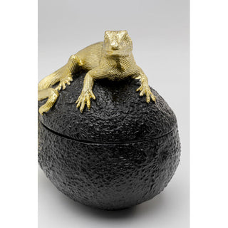 Deco Box Avocado Lizard 15cm KARE MIAMI