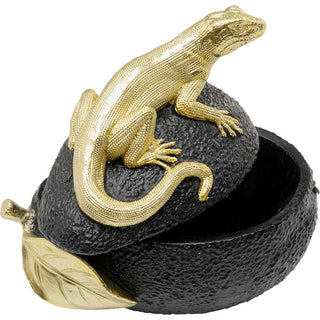 Deco Box Avocado Lizard 15cm KARE MIAMI