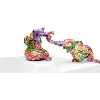 Deco Figurine Elefant Zirkus Graffit (2/Set) KARE MIAMI