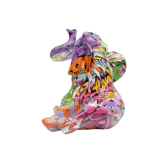 Deco Figurine Elefant Zirkus Graffit (2/Set) KARE MIAMI