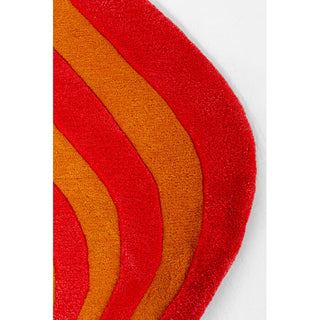 Carpet Electric Diamond Orange 170x240cm KARE MIAMI