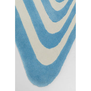 Carpet Electric Diamond Blue 170x240cm KARE MIAMI