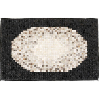 Carpet Pixel Circle Grey 170x240cm KARE MIAMI