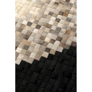 Carpet Pixel Circle Grey 170x240cm KARE MIAMI