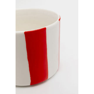 Cup Cocina Stripes Red KARE MIAMI
