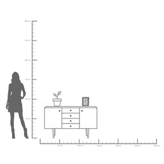 Picture Frame Checker Black 13x18cm KARE MIAMI